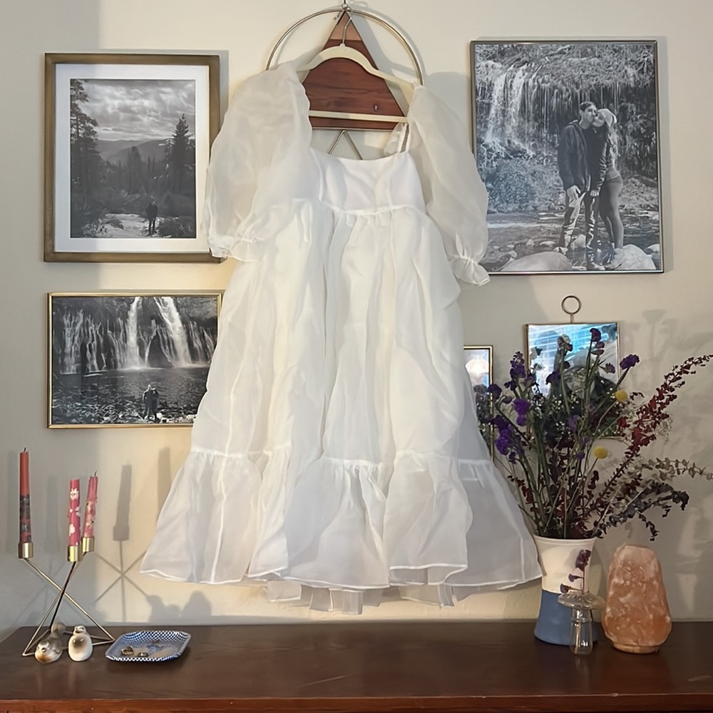 Selkie Dress - Ivory French Puff Dress